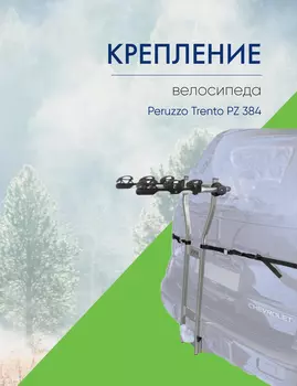 Peruzzo Крепление велосипеда Peruzzo Trento PZ 384, цвет Серебристый