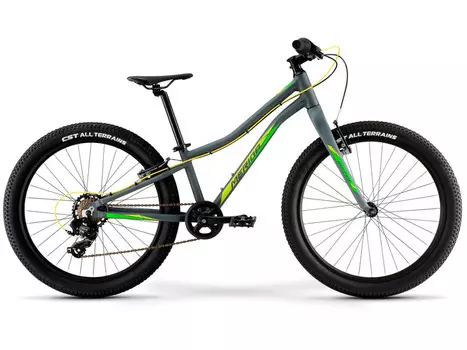 Подростковый велосипед Merida Matts J.24+ Eco, год 2023, цвет Серебристый-Зеленый