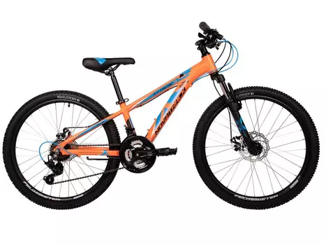 Подростковый велосипед Novatrack Extreme 24, год 2024, цвет Оранжевый, ростовка 13