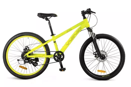 Подростковый велосипед Wind Ultra 24, год 2025, цвет Зеленый