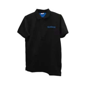 Shimano Поло Shimano кор/рук., цвет Черный-Синий, ростовка S