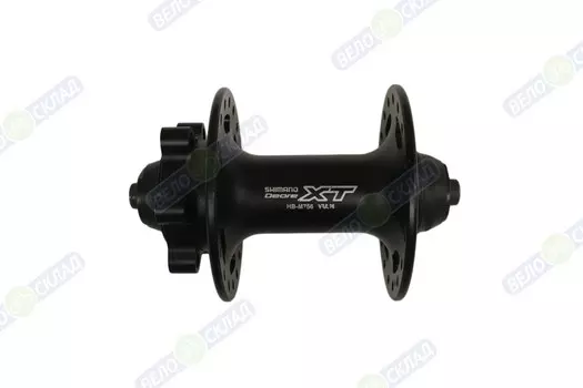 Shimano Втулка передняя Shimano XT M756, 36 отв, 6-болт, QR (черн.), цвет Черный