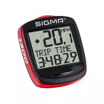 Sigma Велокомпьютер Sigma Baseline BC 1200, цвет Черный-Красный
