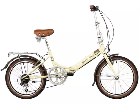 Складной велосипед Novatrack Aurora 3.6 20, год 2024, цвет Желтый