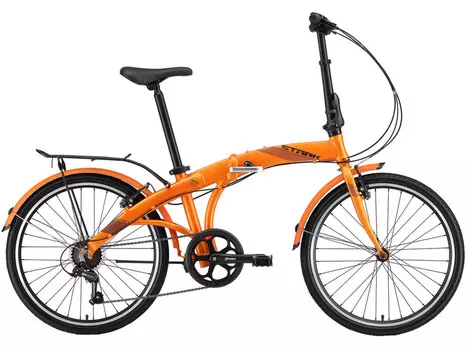 Складной велосипед Stark Jam 24.1 V, год 2024, цвет Оранжевый, ростовка 14.5