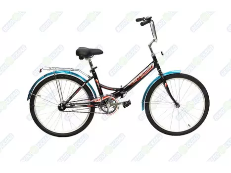 Складной велосипед Stels Pilot 710 C 24 Z010, год 2025, цвет Черный, ростовка 14