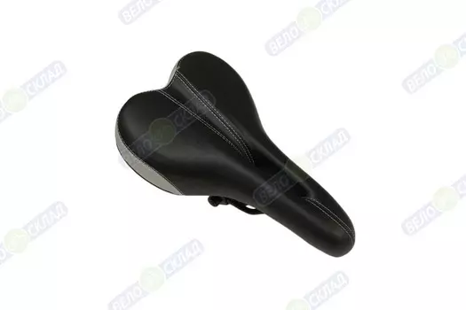 Stels Седло DS-2424 , год 2021, цвет Черный-Серебристый