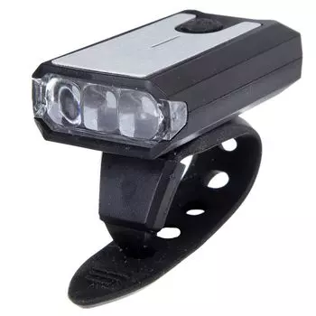 Stinger Фонарь передний STG JY-7015, цвет Черный-Серебристый