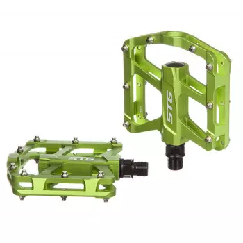 Stinger Педали STG B299 ось 9/16 алюм., цвет Зеленый