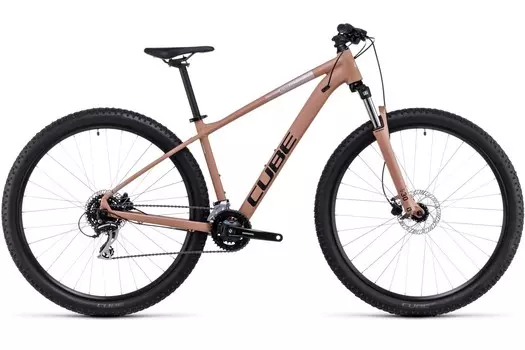 Женский велосипед Cube Access WS EAZ 27.5, год 2023, цвет Оранжевый-Серебристый, ростовка 14