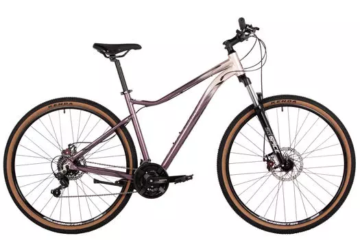 Женский велосипед Foxx Stinger Laguna 29, год 2025, цвет Серебристый, ростовка 20