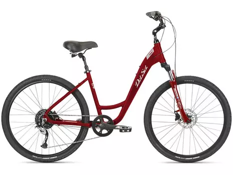 Женский велосипед Haro Lxi Flow 3 ST 26, год 2021, цвет Красный, ростовка 15