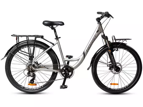 Женский велосипед Horst Shadow, год 2024, цвет Серебристый, ростовка 17