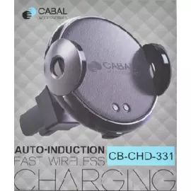 Автомобильный держатель с беспроводной зарядкой Cabal CB-CHD-331 на панель/стекло/воздуховод