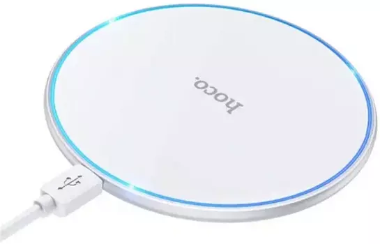 Беспроводное зарядное устройство Hoco CW6 Pro белый