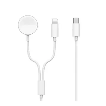 Беспроводное зарядное устройство WIWU M9 Wireless Charge For Watch 3.5W белое