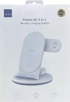 Беспроводное зарядное устройство WIWU Power Air 3 in 1