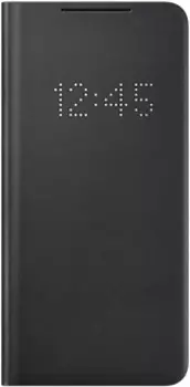 Чехол-книжка для Samsung Galaxy S21 Smart LED View Cover черный
