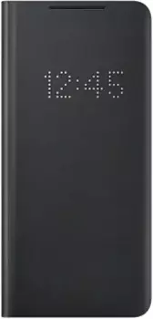 Чехол-книжка для Samsung Galaxy S21 Ultra Smart LED View Cover черный