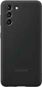 Чехол-накладка для Samsung Galaxy S21 Silicone Cover черный
