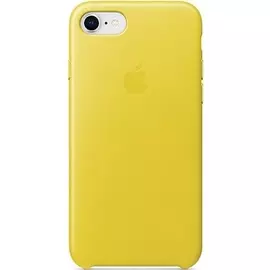 Чехол-накладка Leather Case для iPhone SE (2020/2022) Spring Yellow