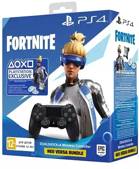 Геймпад Sony Dualshock 4 v2 (CUH-ZCT2E) Fortnite Neo Versa Bundle