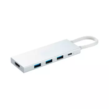 Хаб Type-C Ксиаоми MIIIW 5в1 Type-C / 3xUSB /HDMI 4K Grey
