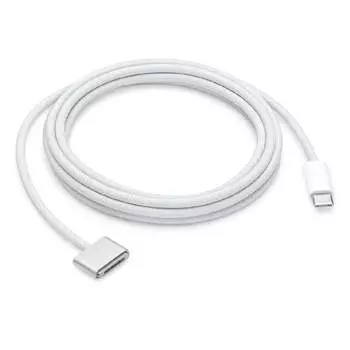 Кабель для Mac Apple USB-C to Magsafe 3 Cable 2 m (MLYV3ZM/A) белый (ЕАС)