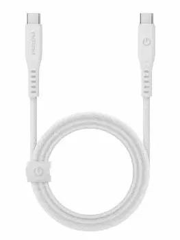 Кабель EnergEA Type-C/Type-C 240W 1.5м белый