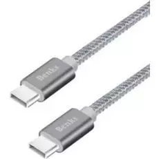 Кабель Type-C toType-C Benks серый
