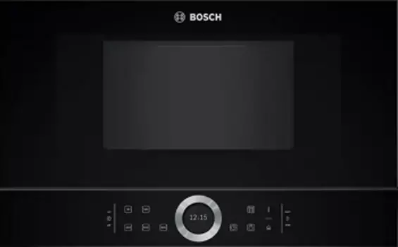 Микроволновая печь встраиваемая Bosch BFL634GB1, черный