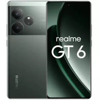 Мобильный телефон realme GT6 12/256Gb зеленый туман EAC