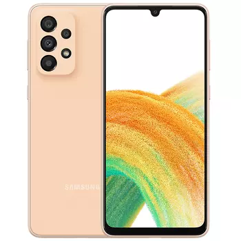 Мобильный телефон Samsung Galaxy A33 5G 6/128GB персиковый (KZ)