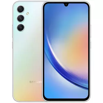Мобильный телефон Samsung Galaxy A34 5G 8/256Gb серебряный KZ