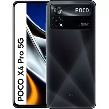Мобильный телефон Xiaomi Poco X4 Pro 5G 8/256Gb лазерный черный