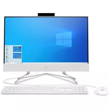Моноблок HP 24-df0031ur AiO 23.8" 1920x1080/Pentium J5040/4Gb/128SSD/noDVD/Int:AMD Gr-cs/Cam/WiFi/w1y/Snow White/DOS + USB KBD, USB MOUSE (14Q02EA)