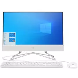 Моноблок HP 24-df1014ur AiO 23.8" 1920x1080/Core i3 1125G4 2Ghz/4Gb/128PCISSD/noDVD/Int:Intel Gr-cs /Cam/WiFi/w1y/Snow White/W10 + USB KBD, USB MOUSE (3B4L5EA)