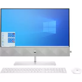 Моноблок HP Pavilion 24-k0018ur AiO 23.8" 1920x1080/Touch/Core i7 10700T 2Ghz/8Gb/512SSDGb/noDVD/Ext:GF MX350 4Gb/Cam/WiFi/w1y/White/W10 + USB KBD, USB MOUSE (199Q7EA)