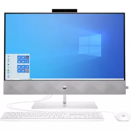 Моноблок HP Pavilion 27-d0009ur AiO 27" 1920x1080/Core i3 10300T 3Ghz/8Gb/1Tb/noDVD/Ext:GF MX350 4Gb/Cam/WiFi/w1y/White/W10 + kbd/mouse (14Q44EA)