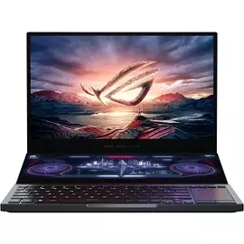Ноутбук Asus ROG Zephyrus Duo 15 GX550LXS-HF150T BTS20 15.6" FHD 300Hz/i7-10875H/16GB/1TB SSD/RTX 2080 8Gb/W10/Gunmetal Grey (90NR02Z1-M03270)