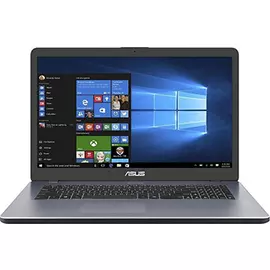 Ноутбук Asus VivoBook X705MA-BX014 P Silver N5000(1.1Ghz)/4Gb/1000Gb/noDVD/HD/17.3"/1600x900/Cam/BT/WiFi/war 1y/2.1kg/grey/Linux (90NB0IF2-M00710)