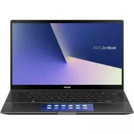 Ноутбук Asus ZenBook Flip UX463FL-AI023T Touch +bag+Stylus 14" 1920x1080 IPS/Touch/Core i5 10210U 1.6Ghz/8Gb/512SSDGb/noDVD/Ext:GF MX250 2Gb/Cam/BT/WiFi/bag/w1y/1.4kg/Grey/W10 (90NB0NY1-M00770)