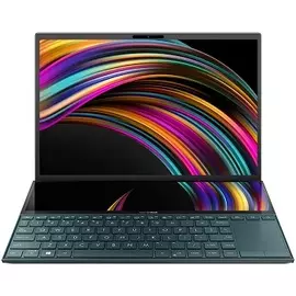 Ноутбук Asus ZenBook Pro Duo UX481FL-BM024TS XMAS 14.0" FHD Narrow border 300-nits/Intel Core i5-10210U/16GB/512GB SSD/MX250 2Gb/noODD/Windows 10 Home/Celestial Blue-Metal/ScreenPad (90NB0P61-M01510)