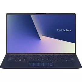 Ноутбук Asus Zenbook UX433FLC-A5230T 14" 1920x1080 мат IPS/Core i5 10210U 1.6Ghz/8Gb/512SSD/noDVD/Ext:GF MX250 2Gb/Cam/BT/WiFi/w1y/1.1kg/Royal_blue/W10 (90NB0MP5-M07340)
