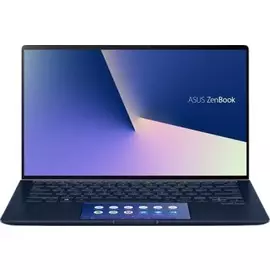 Ноутбук Asus ZenBook UX434FQ-AI116T Touch +bag+cable 14" 1920x1080 IPS/Touch/Core i7 10510U 1.8Ghz/16Gb/1024SSD/noDVD/Ext:GF MX350 2Gb/Cam/BT/WiFi/w1y/1.49kg/Royal Blue/W10 + ScreenPad (90NB0RM3-M02620)