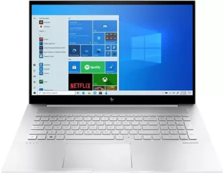 Ноутбук HP Envy 17-ch0023ur 17.3" 3840x2160 IPS/Core i5 1135G7 2.4Ghz/16Gb/1024PCISSD/noDVD/Ext:MX450 2Gb/Cam/BT/WiFi/55WHr/w1y/Natural silver/WinHome + fingerprint (4E1T5EA)