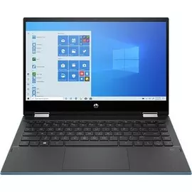 Ноутбук HP Pavilion x360 14-dw1004ur 14.0" 1366x768/Pentium Gold 7505 2Ghz/4Gb/128SSD/noDVD/Int:UHD Gr-cs/Cam/WiFi/45WHr/w1y/Forest teal/W10 (2X2Q8EA)
