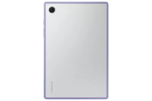Пластиковая накладка Clear Edge Cover для Samsung Galaxy Tab A8 прозрачный/фиолетовый 10.5"