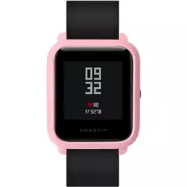Пластиковая накладка для Amazfit Bip розовая
