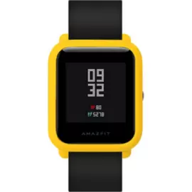 Пластиковая накладка для Amazfit Bip желтая